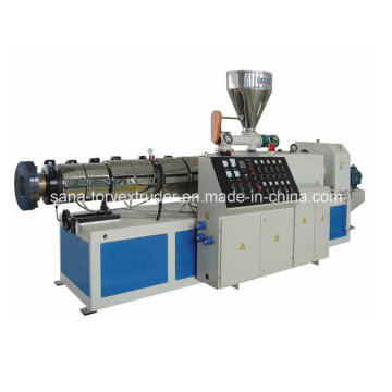 High Output Plastic Conical Twin Screw Extruder Machinery